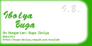 ibolya buga business card